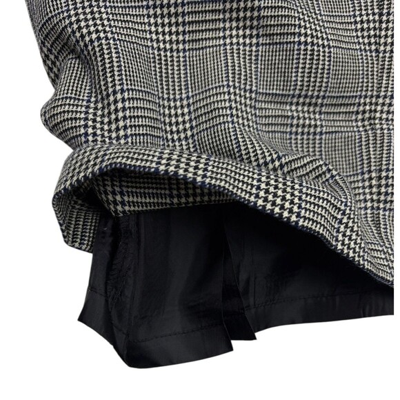 VTG Y2K Talbots Glen Plaid Wool High Rise Pleated Pants Old Money Preppy 16 - Picture 8 of 16